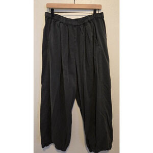FREE PEOPLE Women’s Size Large 'To The Sky Parachute Pants' Black